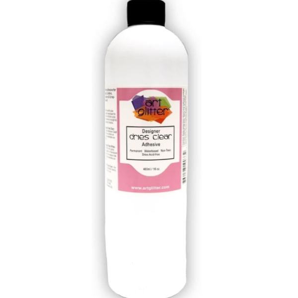 Art Institute Glitter Designer Dries Clear Adhesive 16oz