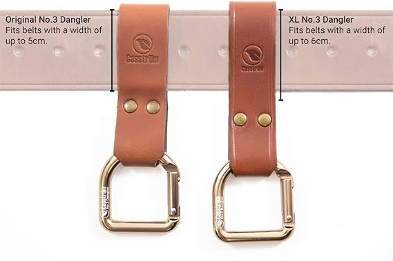 Casstrom No 3 Dangler with Cognac Loop, Chestnut Brown