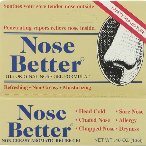 Nose Better Non-Greasy Aromatic Relief Gel, 0.46 Ounce