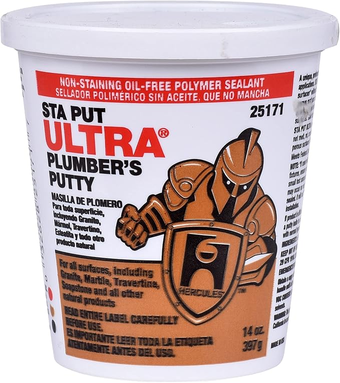 Oatey 25171 Sta Put Ultra Plumbers Putty, 14 oz Size