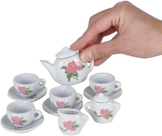 Rhode Island Novelty 13 PC Ceramic Tea Set