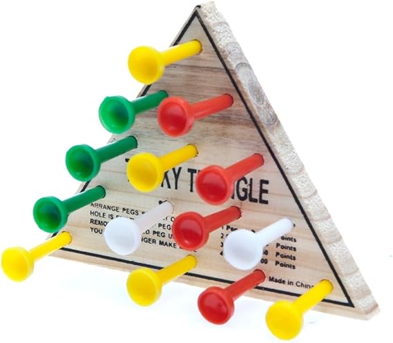 Rhode Island Novelty 4.5" Wooden Triangle Game
