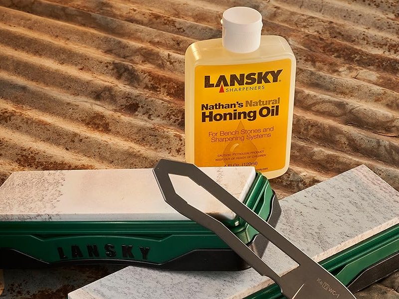 Lansky Nathan's Natural Honing Oil: Lubricant for Non-Diamond Knife Sharpening System and Knife Sharpening Stone Use