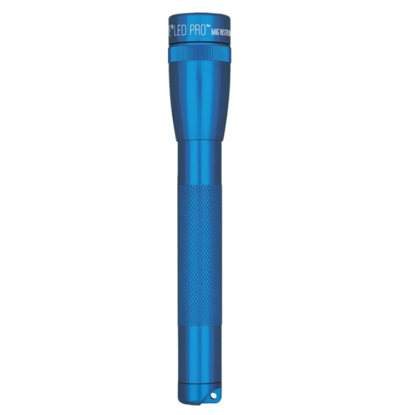 Maglite Mini Incandescent 2-Cell AA Flashlight with Holster, Blue